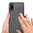 Flexi Slim Litchi Texture Case for Vivo S1 - Black Stitch